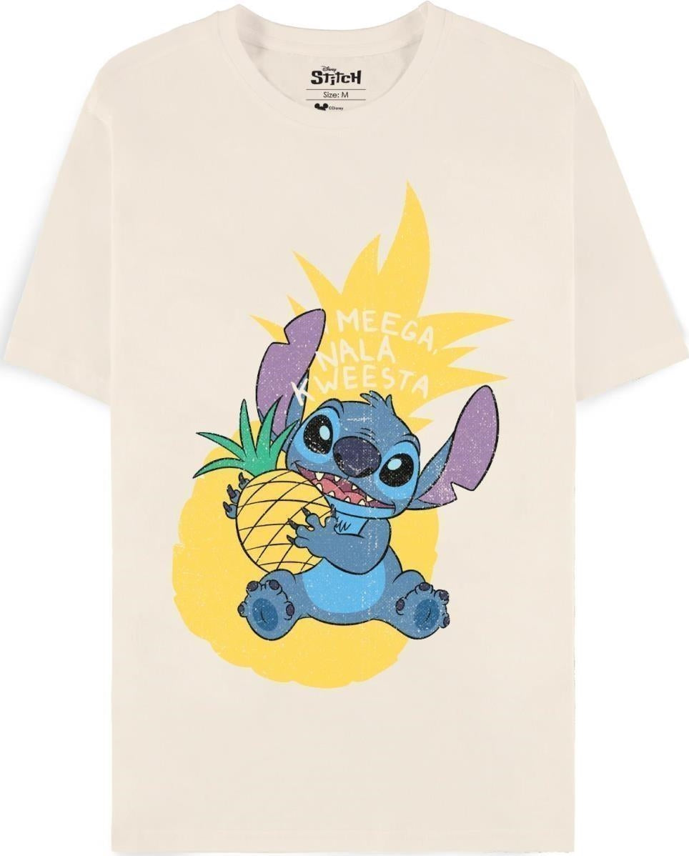 Disney: Lilo & Stitch - Pineapple Stitch White (T-Shirt Unisex Tg. 2XL)