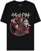 Naruto Shippuden: Akatsuki Itachi Black (T-Shirt Unisex Tg. XL)