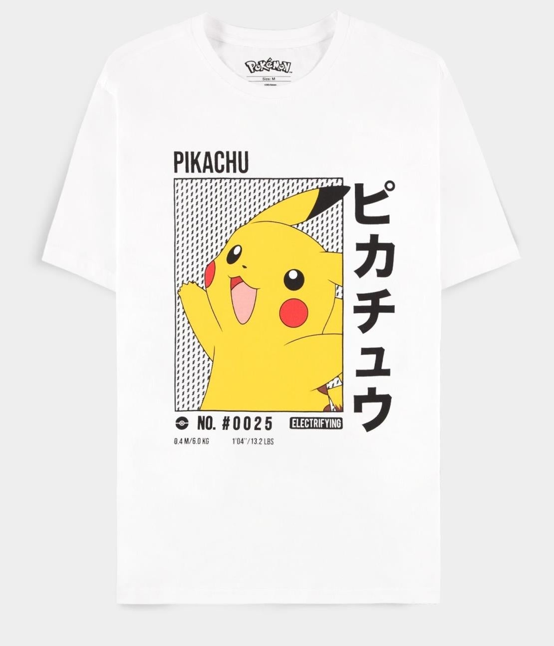Pokemon: Pikachu White (T-Shirt Unisex Tg. 2XL)