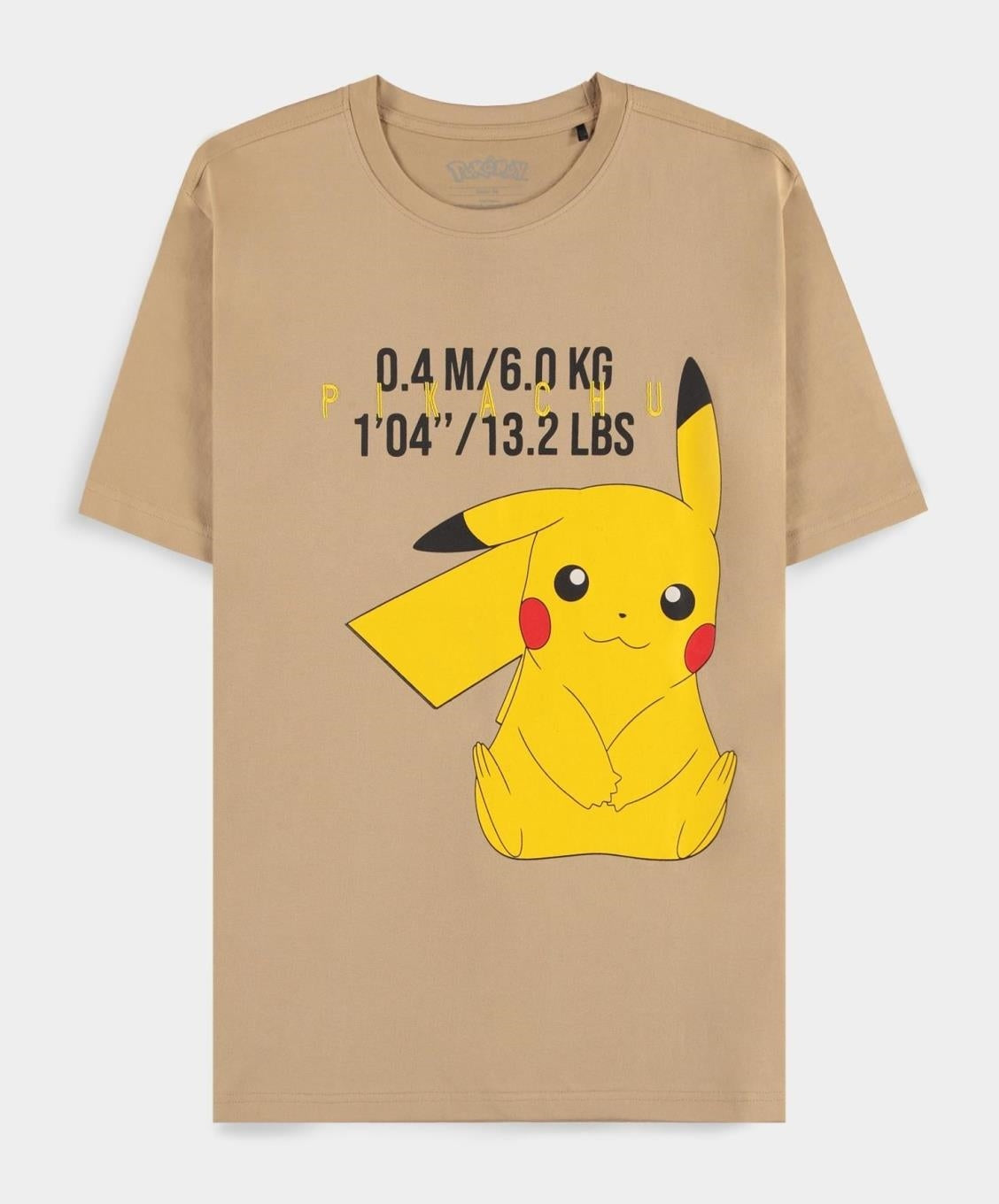 Pokemon: Pikachu Beige (T-Shirt Unisex Tg. M)
