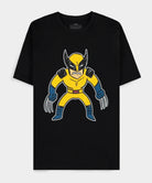 Deadpool - Wolverine Kids Drawing - Mens Short Sleeved T-Shirt - Xl Short Sleeved T-Shirts M Black