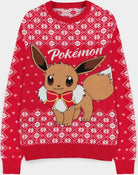 Pokemon: Eevee Christmas Red (Maglione Unisex Tg. XS)