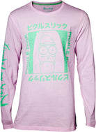 Rick And Morty: Japan Pickle Pink (Maglia Manica Lunga Unisex Tg. L)