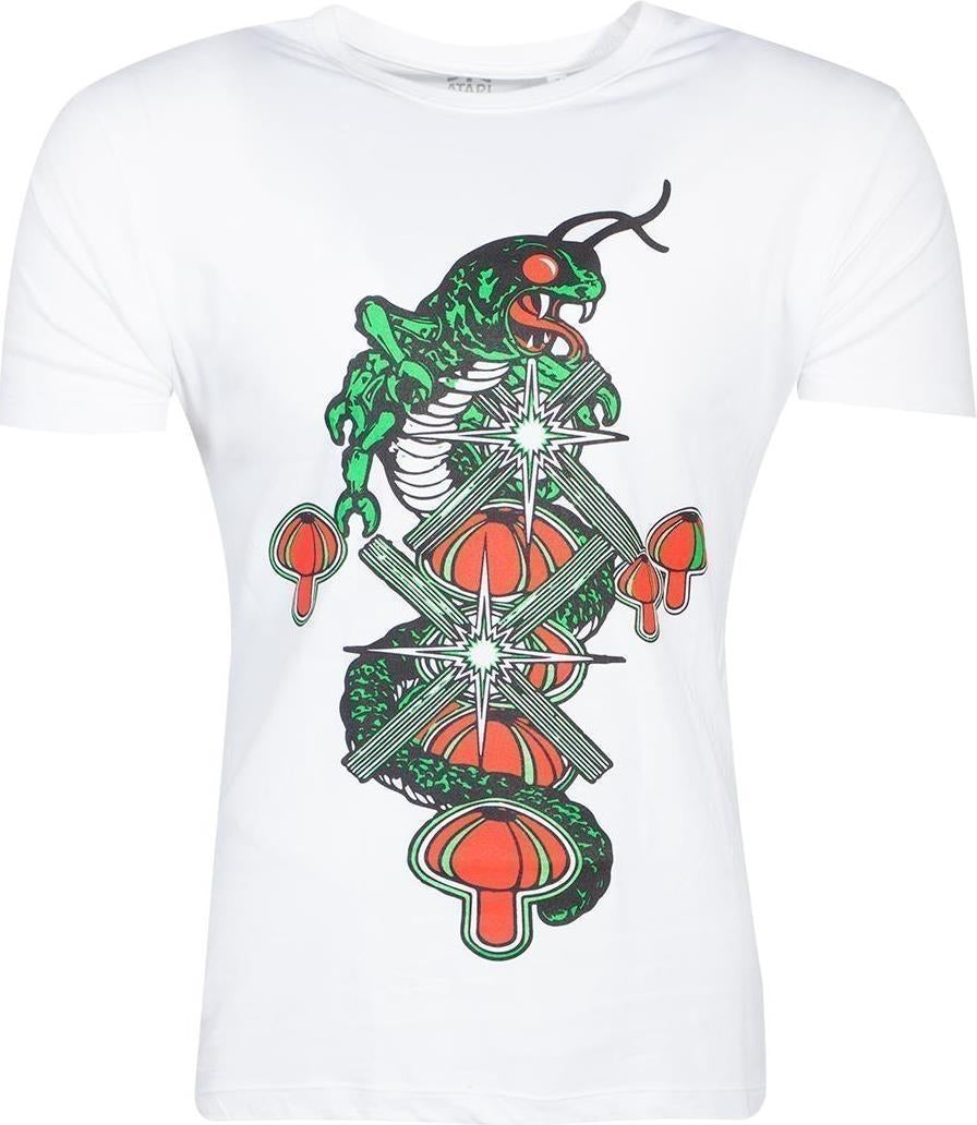 Atari: Centipede Arcade Graphic White (T-Shirt Unisex Tg. M)