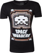 Space Invaders: Glowing Invader Black (T-Shirt Unisex Tg. S)