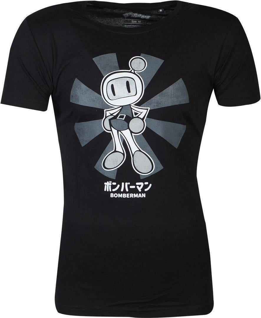 Konami: Bomberman - Bomb Black (T-Shirt Unisex Tg. S)