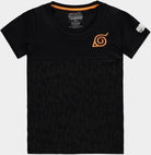 Naruto Shippuden: Team Naruto Black (T-Shirt Donna Tg. L)