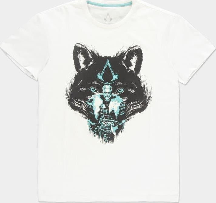 Assassins Creed: Valhalla: Wolf White (T-Shirt Unisex Tg. XL)