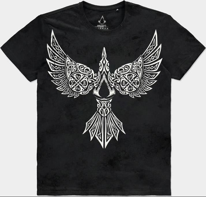 Assassin's Creed: Valhalla: Raven Black (T-Shirt Unisex Tg. M)