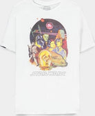 Star Wars: Vintage Poster White (T-Shirt Donna Tg. M)