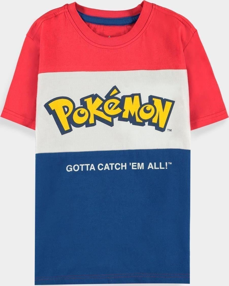 Pokemon: Core Logo Cut & Sew Multicolor (T-Shirt Bambino Tg. 122/128)