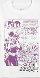 Warner - Bat Girl - Womens Short Sleeved T-Shirt - S Short Sleeved T-Shirts F White