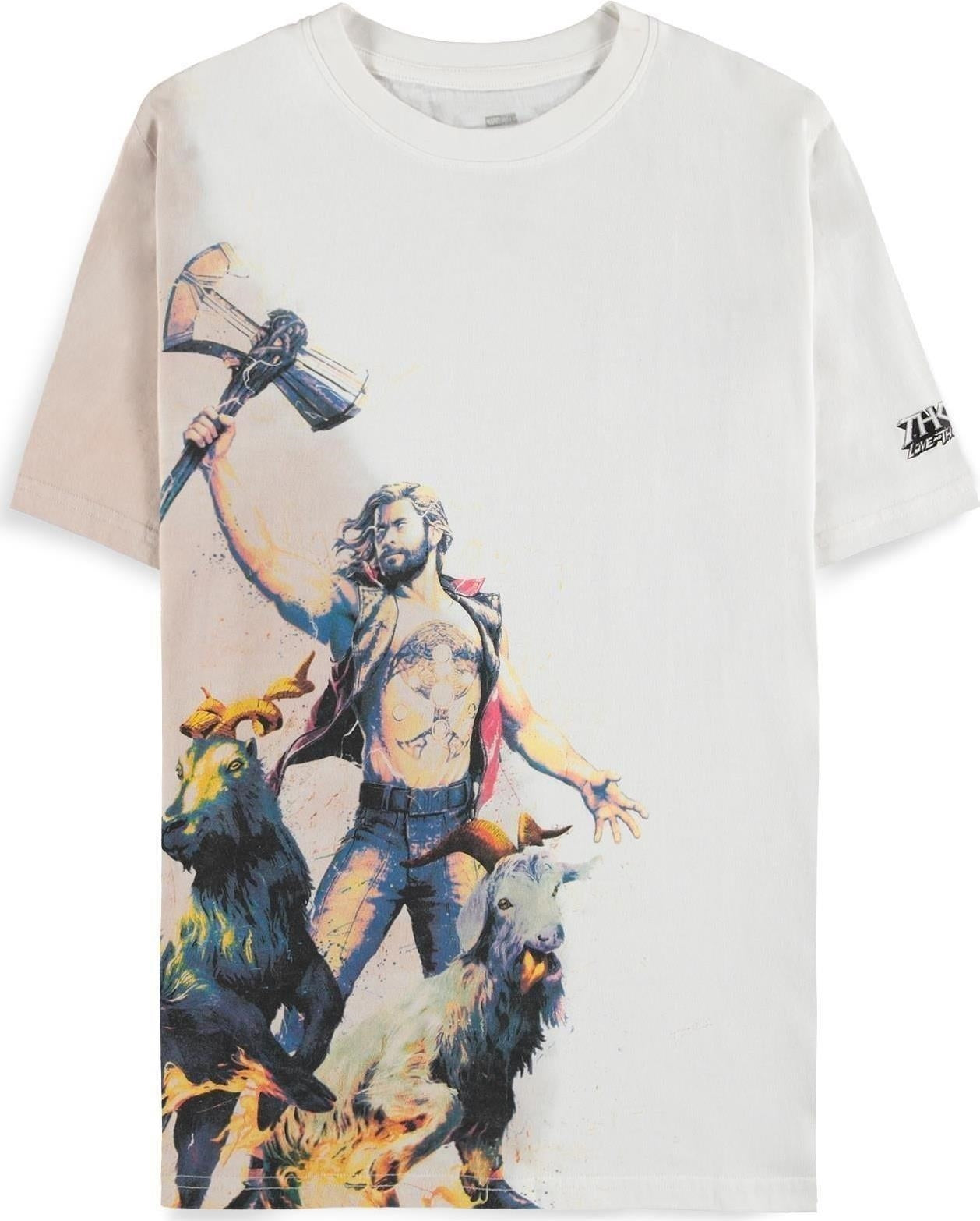 Marvel: Thor Womens Loose Fit White (T-Shirt Donna Tg. M)