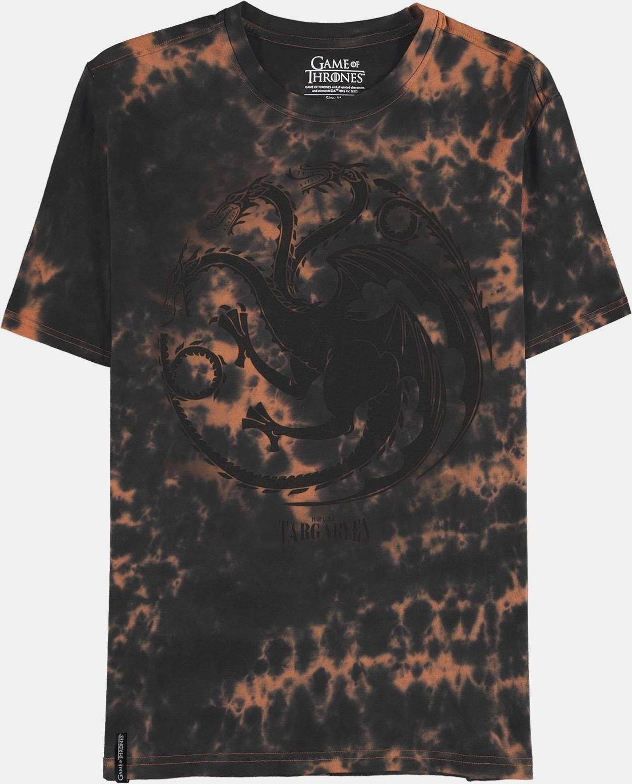 Game Of Thrones: House Of The Dragon - Mens Short Sleeved Black 02 (T-Shirt Unisex Tg. S)