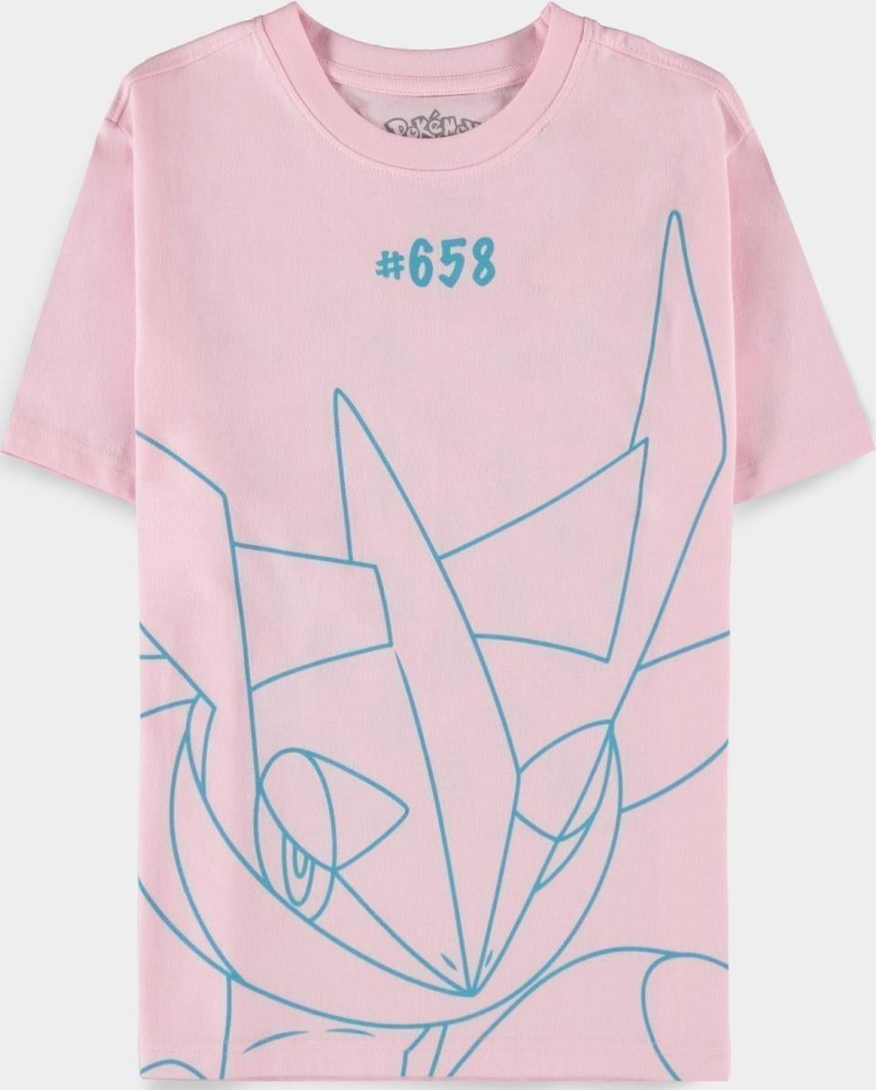 Pokemon: Greninja Pink (T-Shirt Donna Tg. L)