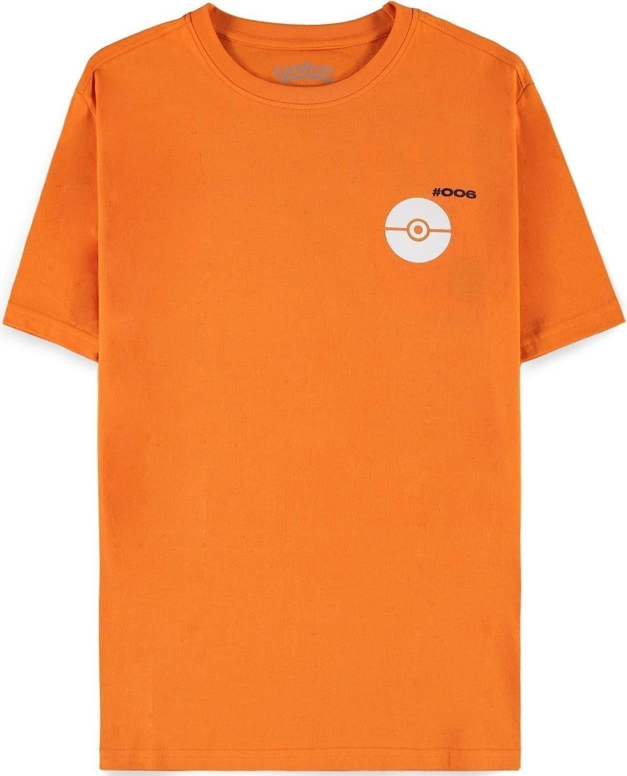 Pokemon: Charizard Men's Short Sleeved Orange (T-Shirt Unisex Tg. 2XL)