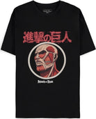 Attack On Titan: MenS Short Sleeved Black 03 (T-Shirt Unisex Tg. XL)
