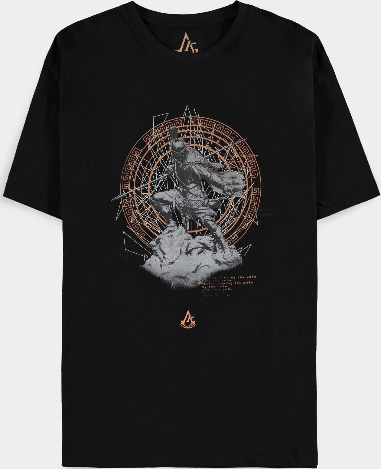 Assassins Creed: Mens Short Sleeved Black (T-Shirt Unisex Tg. XL)