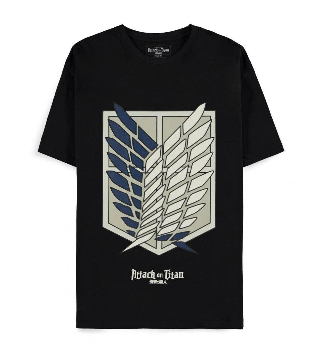 Attack On Titan: Season 4 Black (T-Shirt Unisex Tg. S)