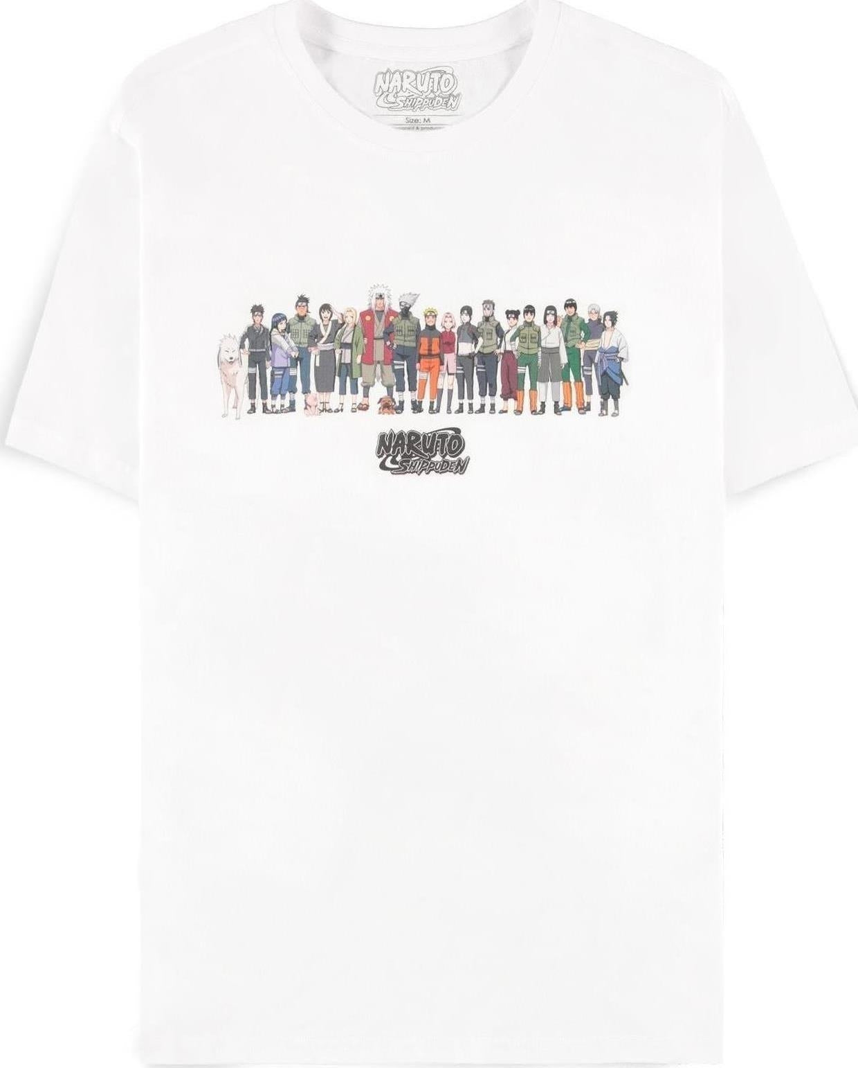 Naruto Shippuden: Mens White (T-Shirt Unisex Tg. XL)