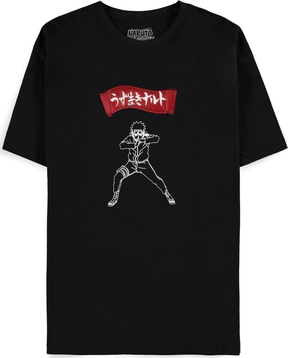 Naruto Shippuden: Mens Black 03 (T-Shirt Unisex Tg. XL)
