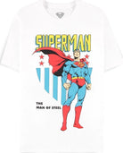 Dc Comics: Superman - Mens White (T-Shirt Unisex Tg. 2XL)