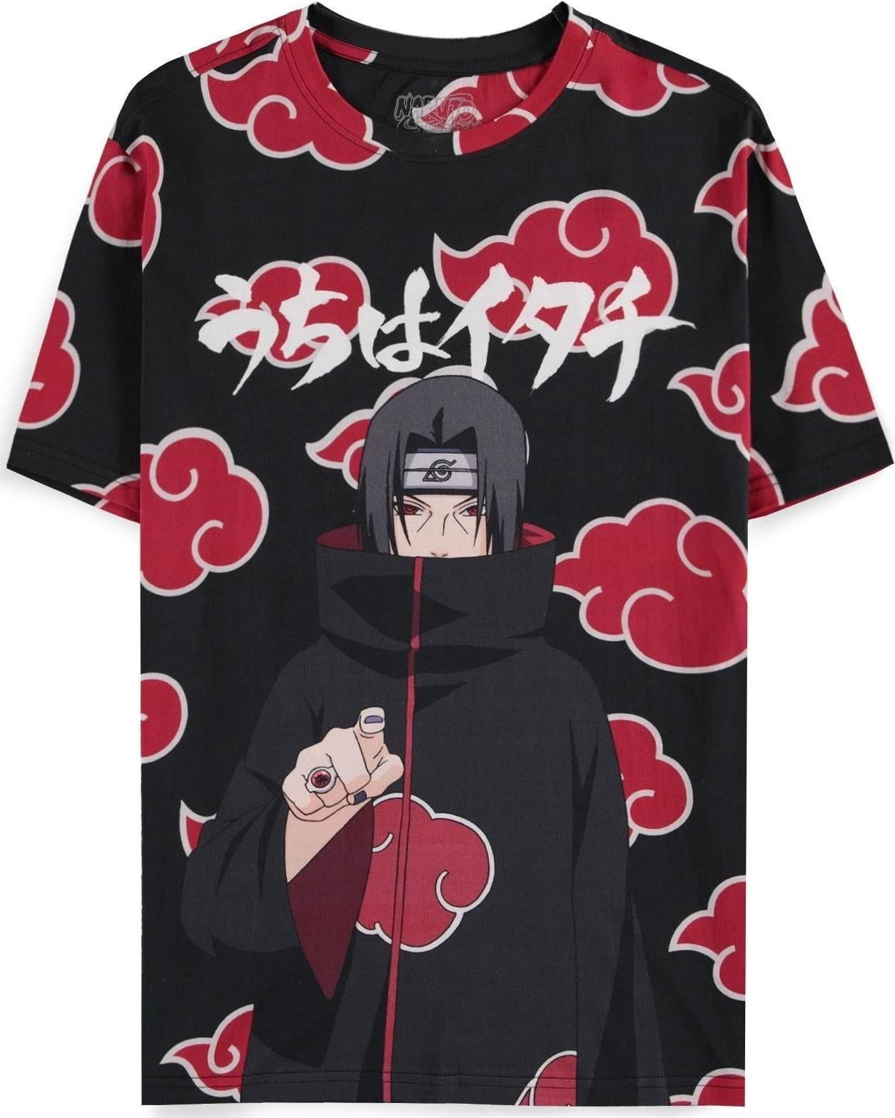 Naruto Shippuden: Itachi Clouds - Digital Printed Multicolor (T-Shirt Unisex Tg. M)
