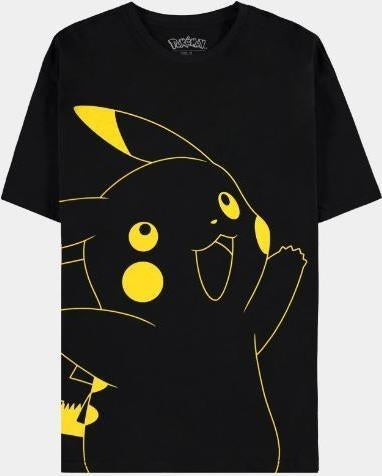 Pokemon: Pikachu - Black 02 (T-Shirt Unisex Tg. 2XL)