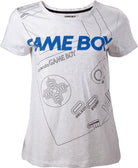 Nintendo: Gameboy Line Grey (T-Shirt Donna Tg.XS)