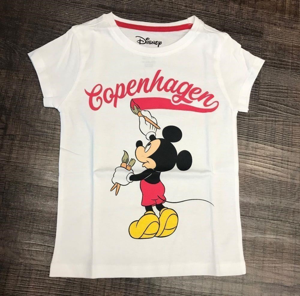 Disney: Mickey Mouse Paints Copenhagen White (T-Shirt Bambino 86/92)