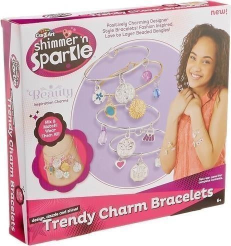 Cra-Z-Art: Shimmer And Sparkle - Trendy Charm Bracelets Music Friendship Free