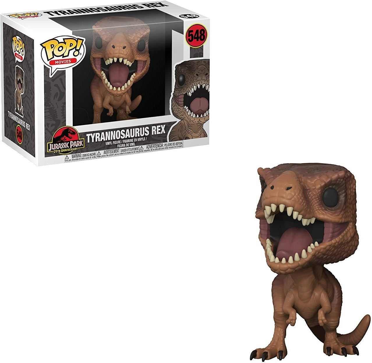 Jurassic Park: Funko Pop! Movies - 25Th Anniversary - Tyrannosaurus Rex (Vinyl Figure 548)