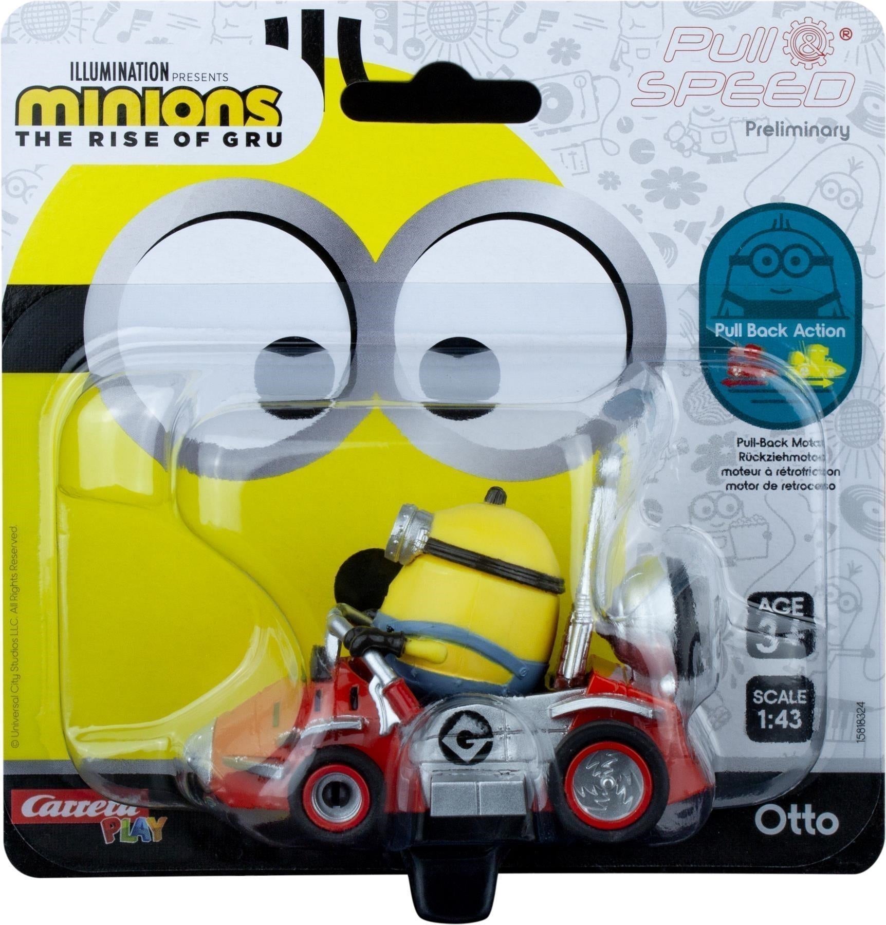 Minions: Carrera - Pull & Speed - Minions Veicolo (Assortimento)
