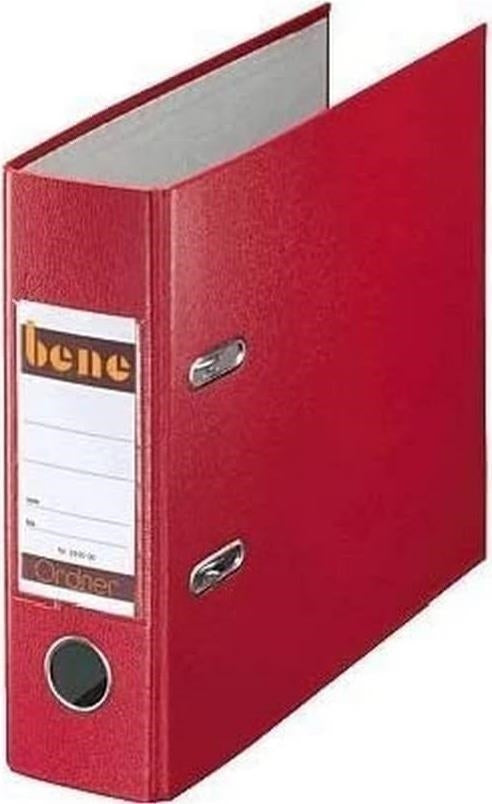 Bene A5 Ordner Rot Kunststoff 7,5 Cm