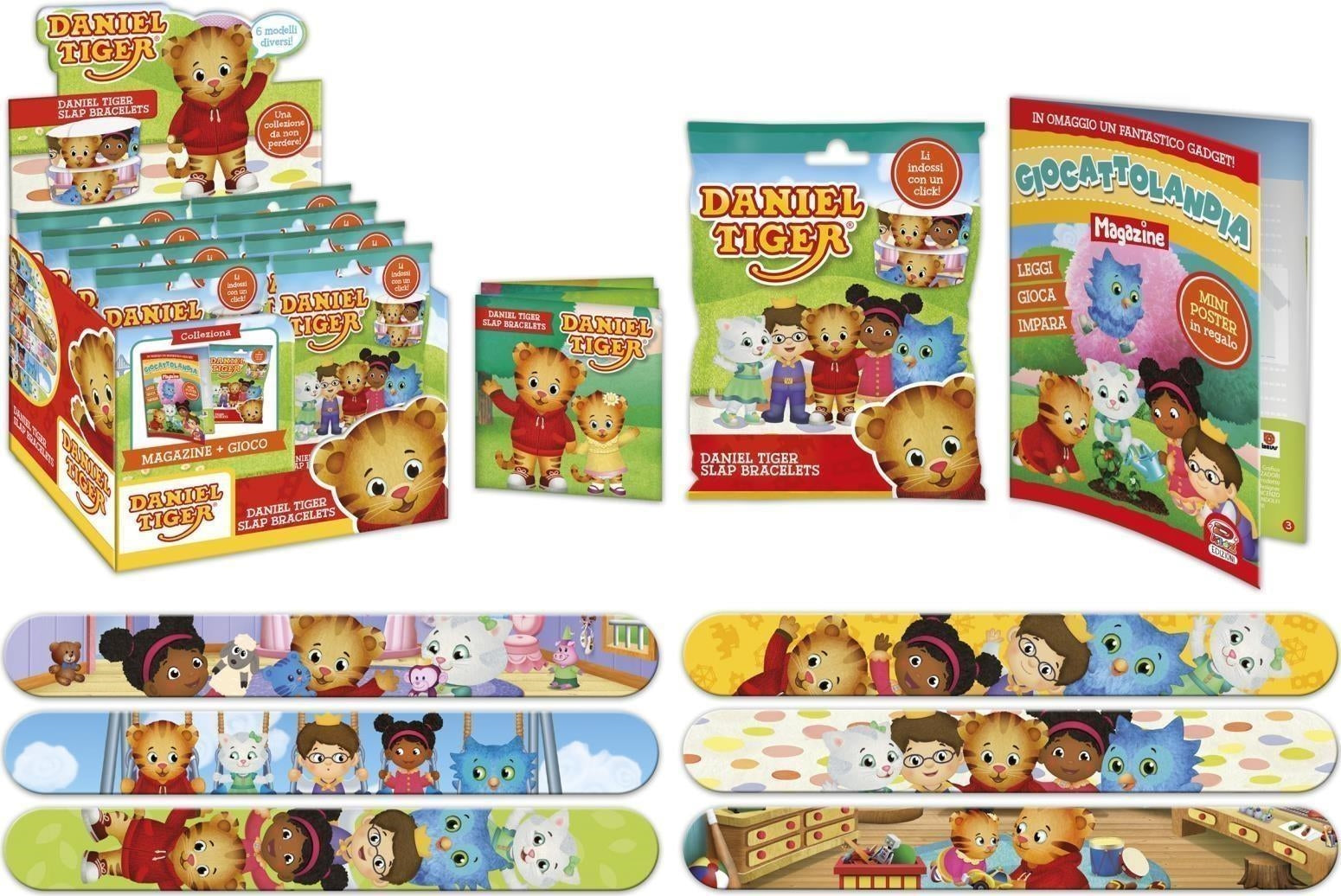 D-Kidz: Daniel Tiger - Slap Bracelets (Assortimento Casuale)