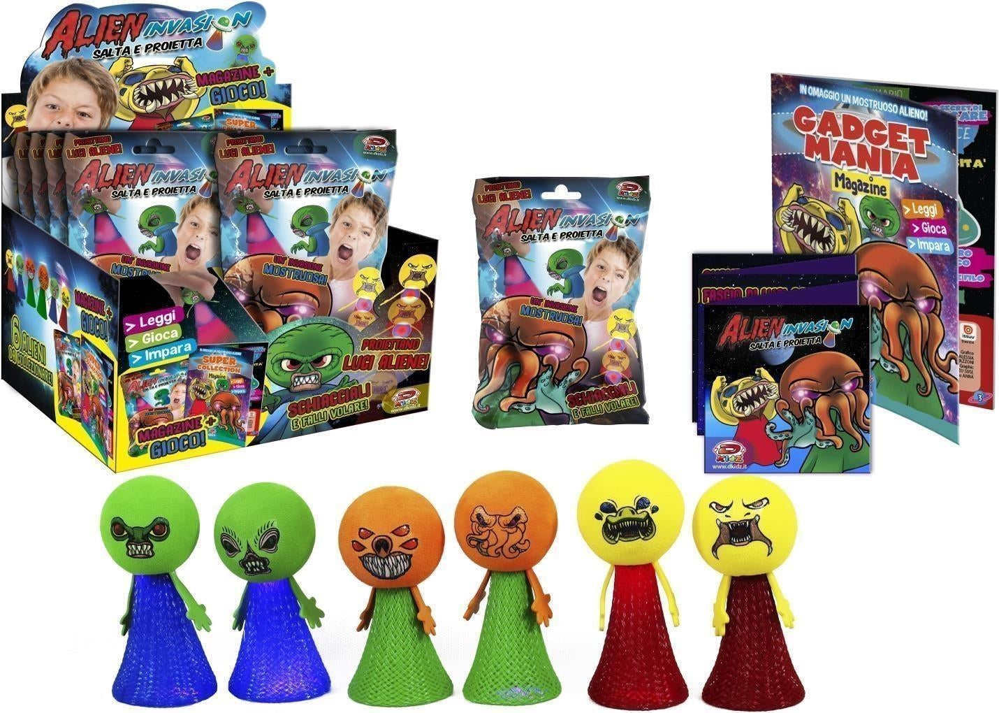 D-Kidz: Alien Invasion - Salta E Proietta (Assortimento Casuale)
