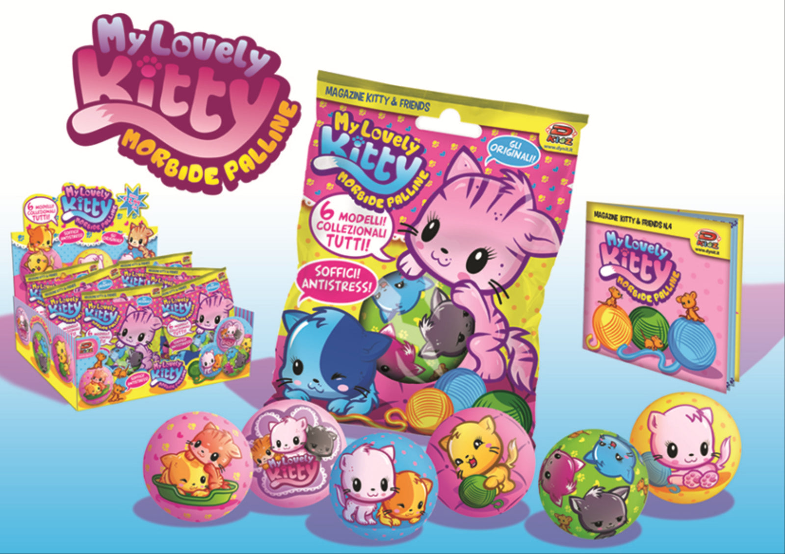 D-Kidz: My Lovely Kitty - Morbide Palline (Assortimento Casuale)