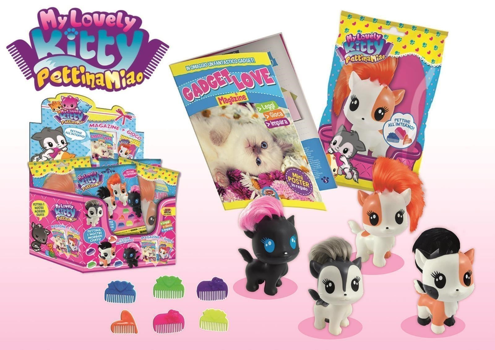 D-Kidz: My Lovely Kitty - 3D Big - Pettinamiao (Assortimento Casuale)