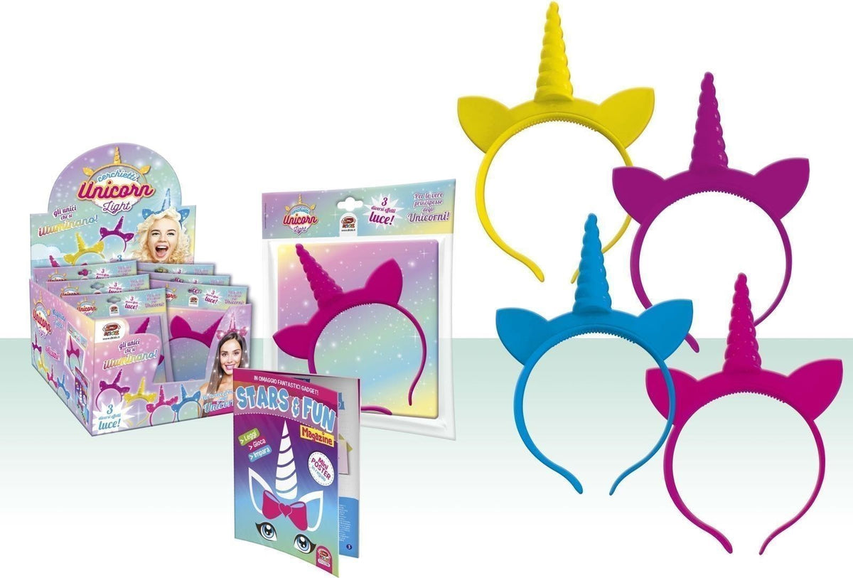 D-Kidz: Cerchietto Unicorn Light (Assortimento Casuale)