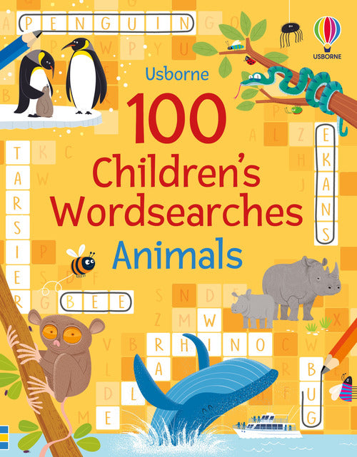 100 children's wordsearches: animals