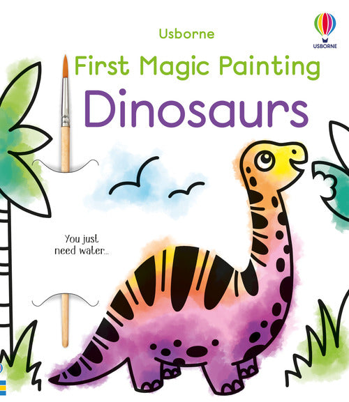 First magic painting: dinosaurs