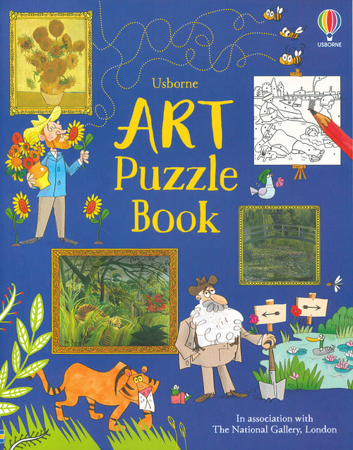 Art puzzle book