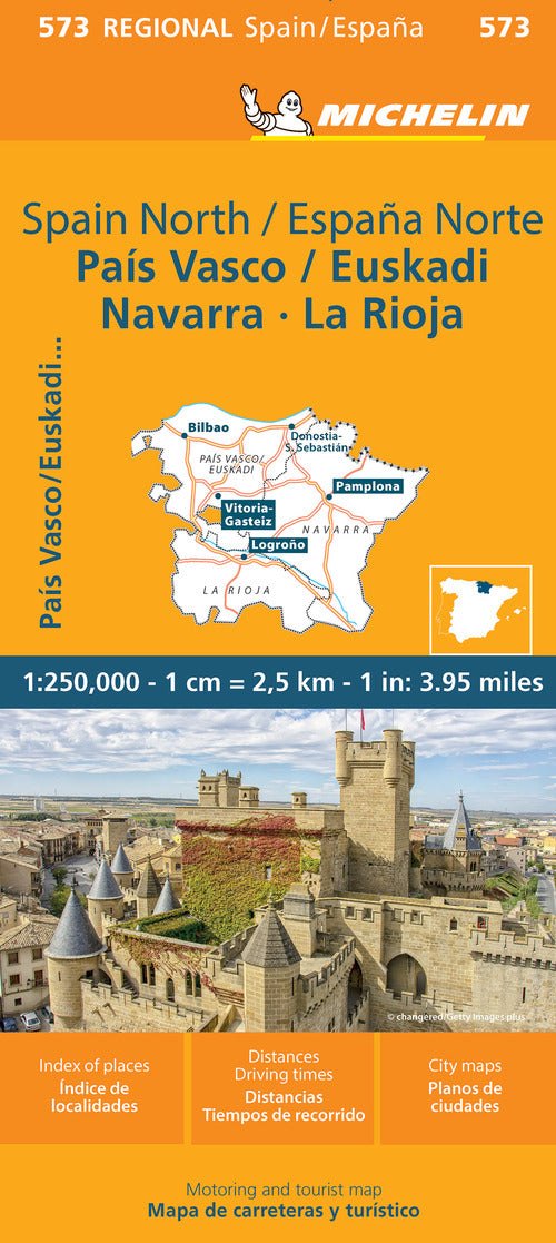 Espaa Norte. Pas Vasco/Euskadi Navarra, La Rioja 1:250.000