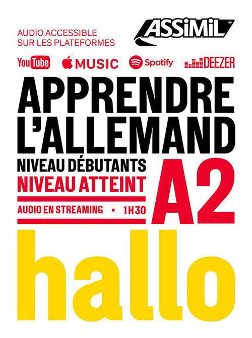 Apprendre l'allemand. Niveau atteint A2