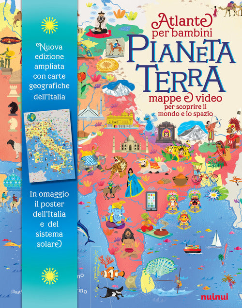Pianeta Terra. Atlante per bambini. Mappe & video per scoprire il mondo e lo spazio