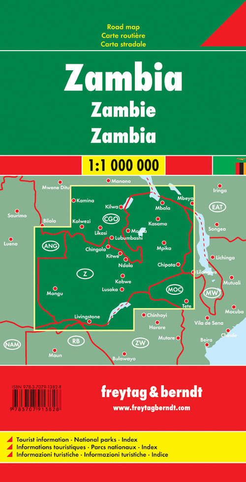 Cover of Zambia 1:1.000.000