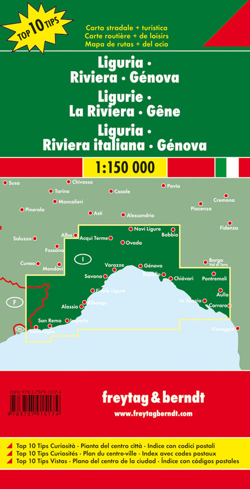 Cover of Liguria 1:150.000