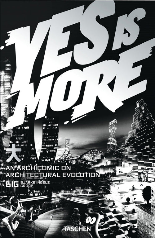 Cover of BIG. Bjarke Ingles Group. Yes is More. An archicomic on architectural evolution