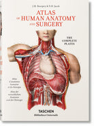 Cover of Atlas of human anatomy and surgery. Ediz. inglese, francese e tedesca