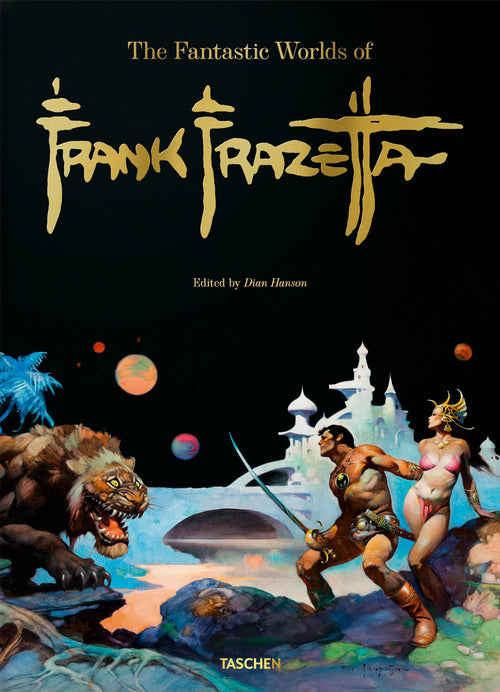 Cover of fantastic worlds of Frank Frazetta. Ediz. inglese, francese e tedesca